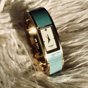 Kate Spade NY turquoise Carousel Watch bangle